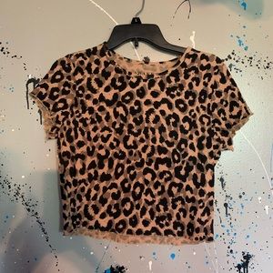 Awake Crop Top Leopard